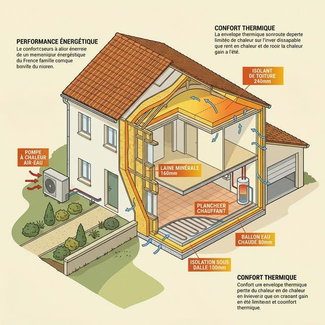 Pompe à chaleur et isolation : pourquoi combiner les deux pour maximiser vos économies en 2026